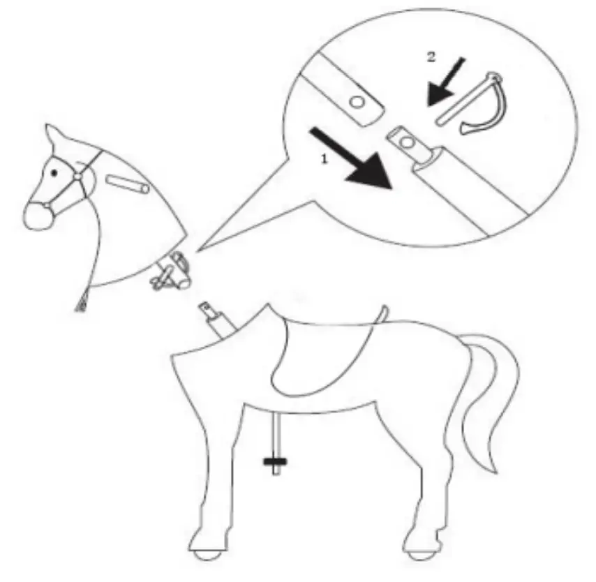 ROLLZONE MP2003-M My Pony Ride On Toy - Fig2