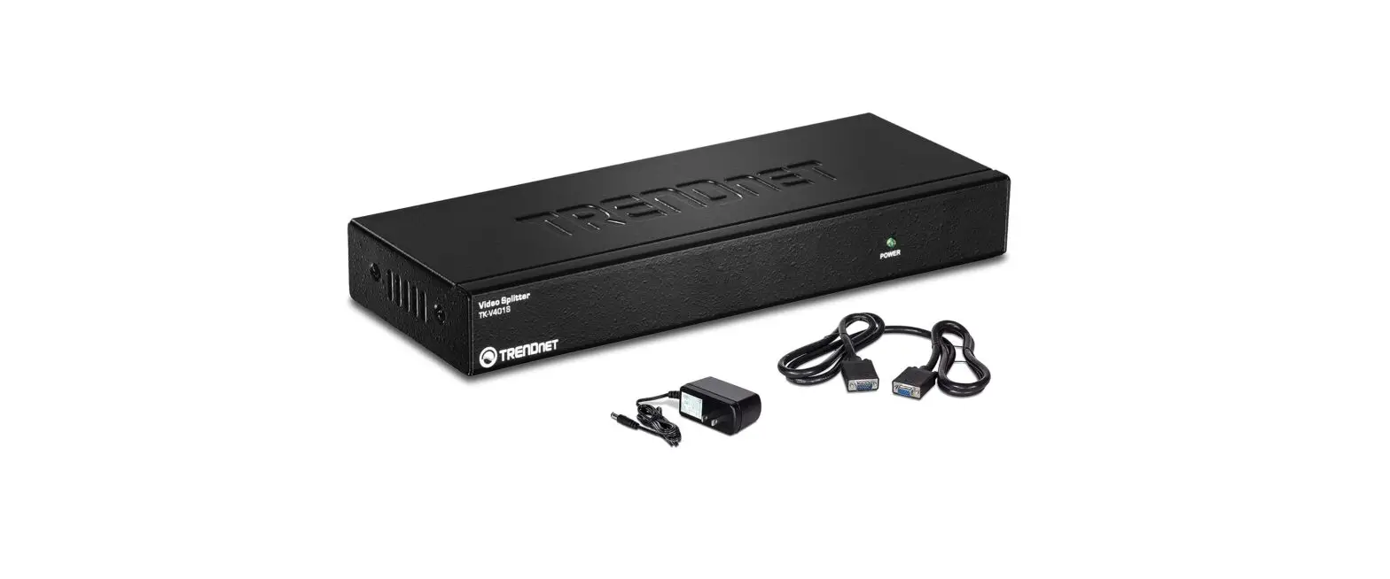 Trendnet Tk-v401s 4-port Stackable Video Splitter Quick Installation Guide