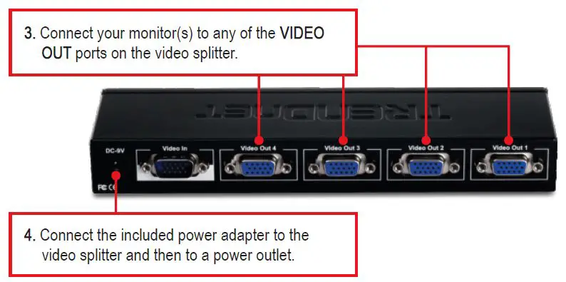 TRENDnet TK-V401S 4-Port Stackable Video Splitter-fig- (4)