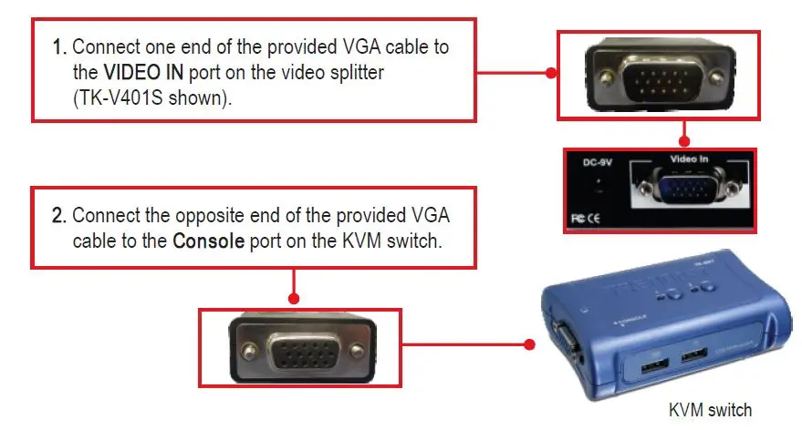 TRENDnet TK-V401S 4-Port Stackable Video Splitter-fig- (7)