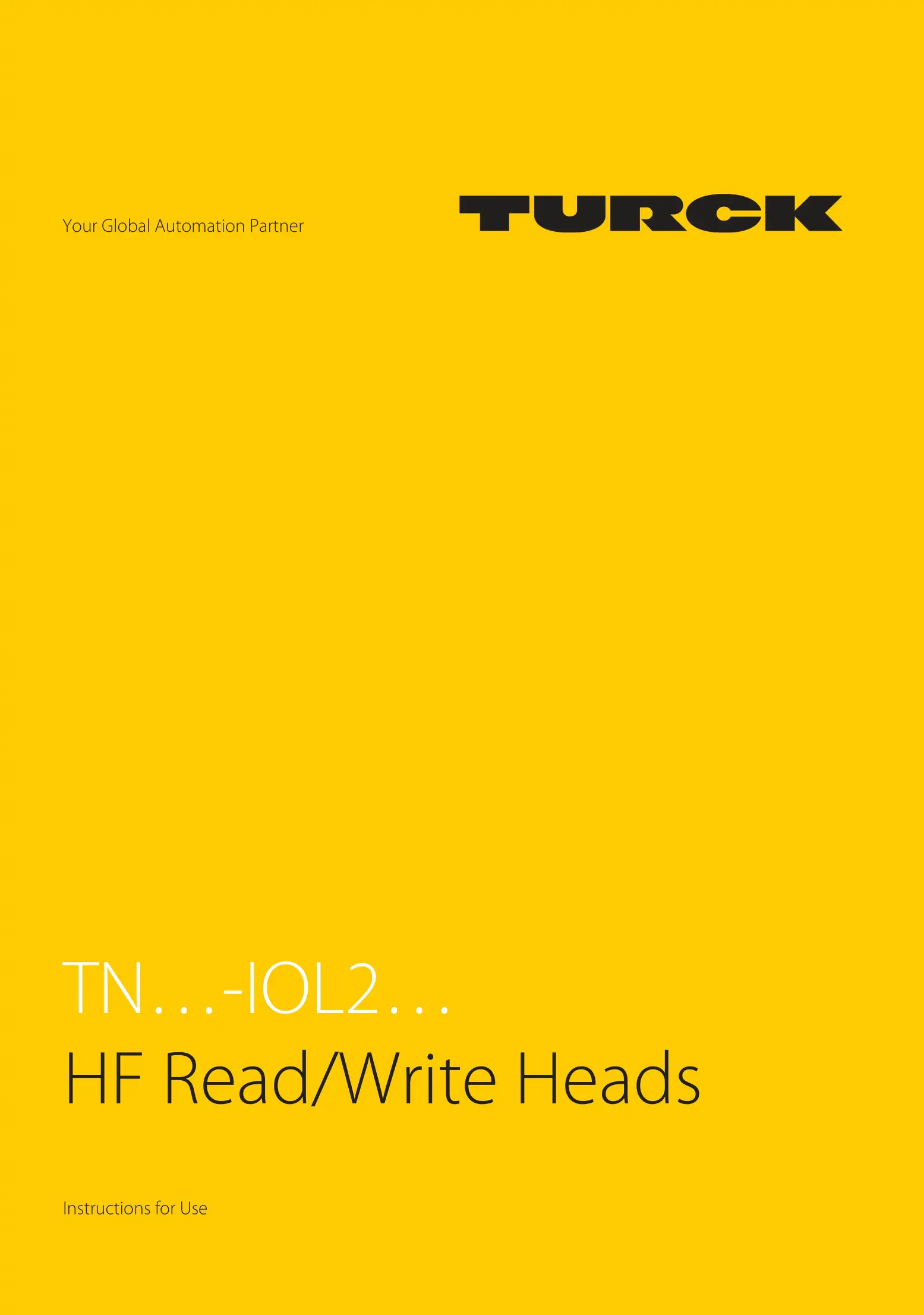 TURCK TN-M-IOL2-H1141 HF Read Write Heads Instructions