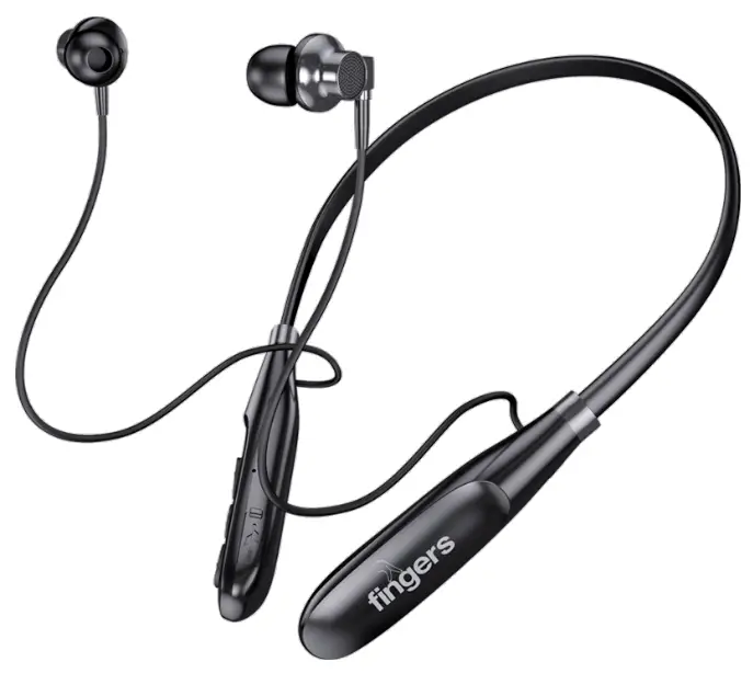Fingers 30 Hr Wireless Neckband Earphones