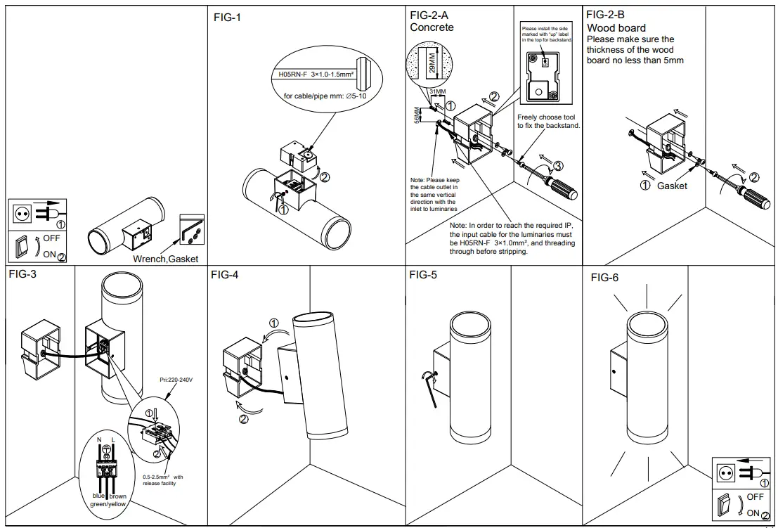 HALCYON EX151 Surface Mount Column Spot One Way