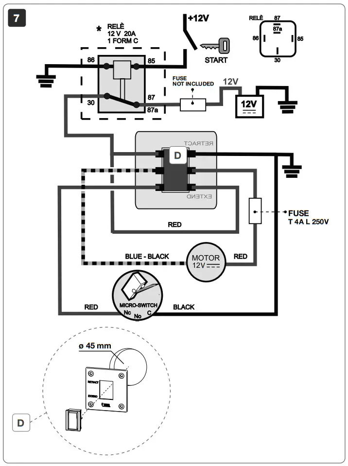 FIAMMA 07929-01H Awning 12V Motor Upgrade Kit - FIAMMASTORE 5