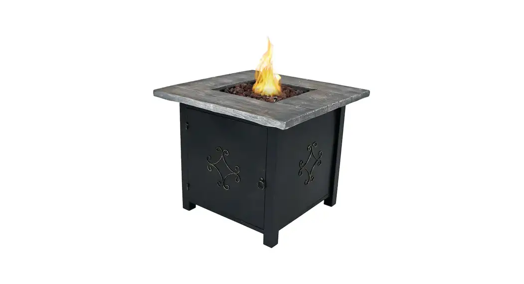 Sunnydaze War-986 30 Inch Square Propane Fire Pit Table Owner's Manual