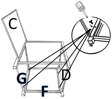 Sunnydaze WAR 986 30 Inch Square Propane Fire Pit Table - Screwdriver