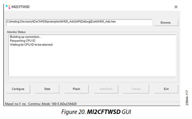 ANALOG DEVICES ADuCM420 Development System - fig 16