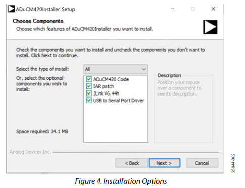 ANALOG DEVICES ADuCM420 Development System - fig 1