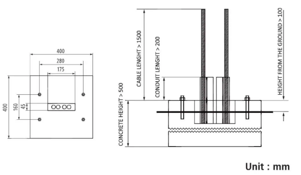 Electric Watti Pro Dual Pedestal Cable - fig 3