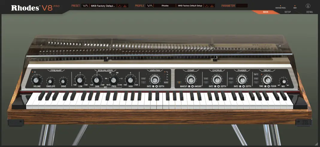 Rhodes V8 Plugin