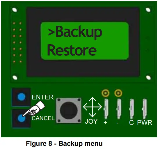 CAROMA 300069W Livewell D Shape Family Toilet Seat - Backup menu