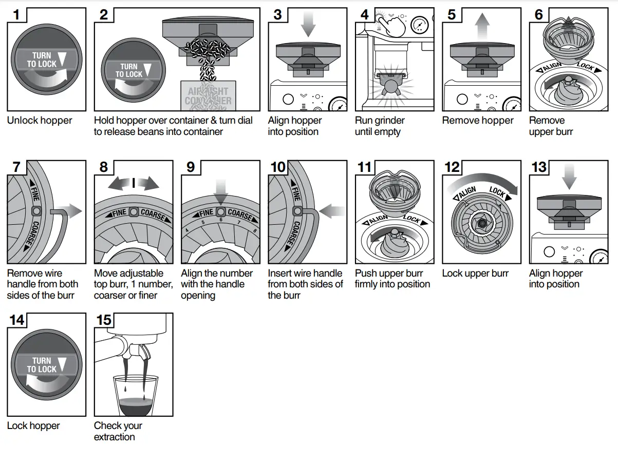 Sage BES875BSS The Barista Express Coffee Machine - Fig 37