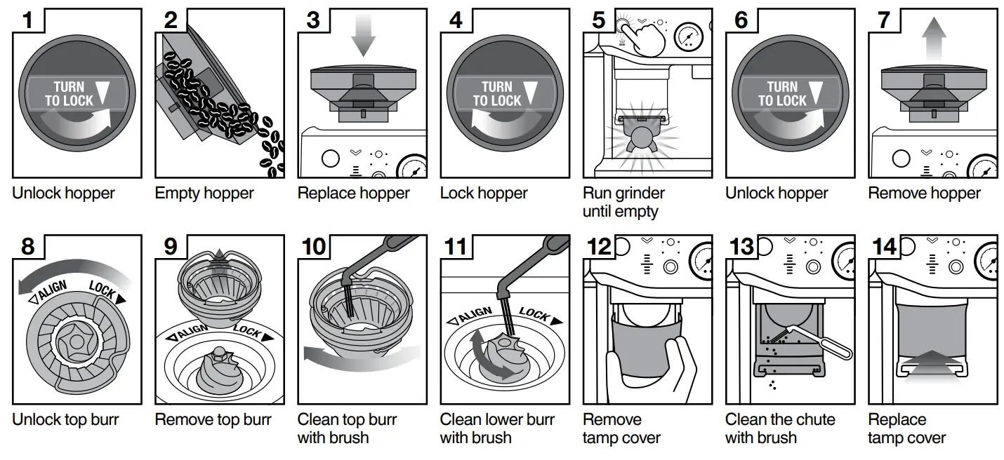 Sage BES875BSS The Barista Express Coffee Machine - Fig 41
