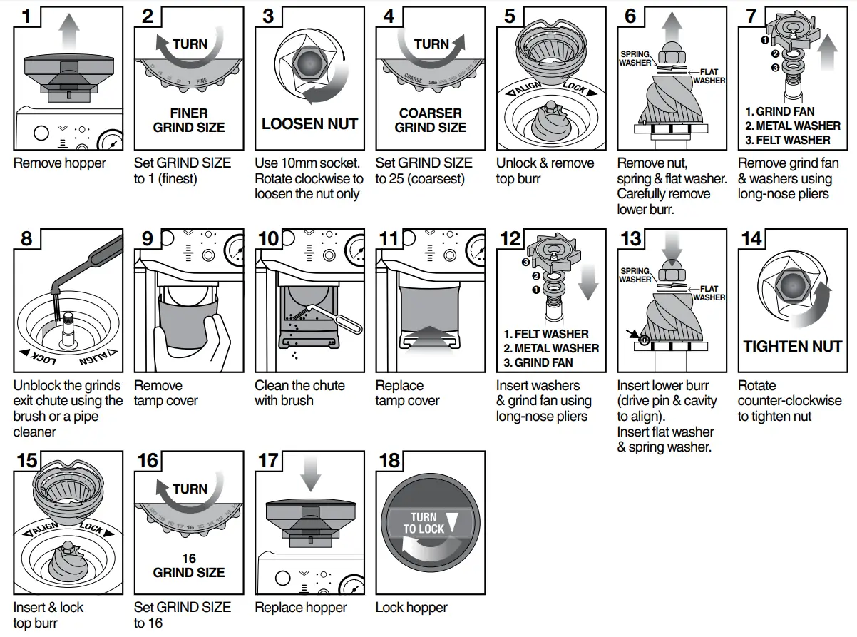 Sage BES875BSS The Barista Express Coffee Machine - Fig 42