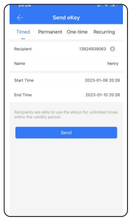 TTLock S1K Smart Cylinder Lock - Choose Timed Type1