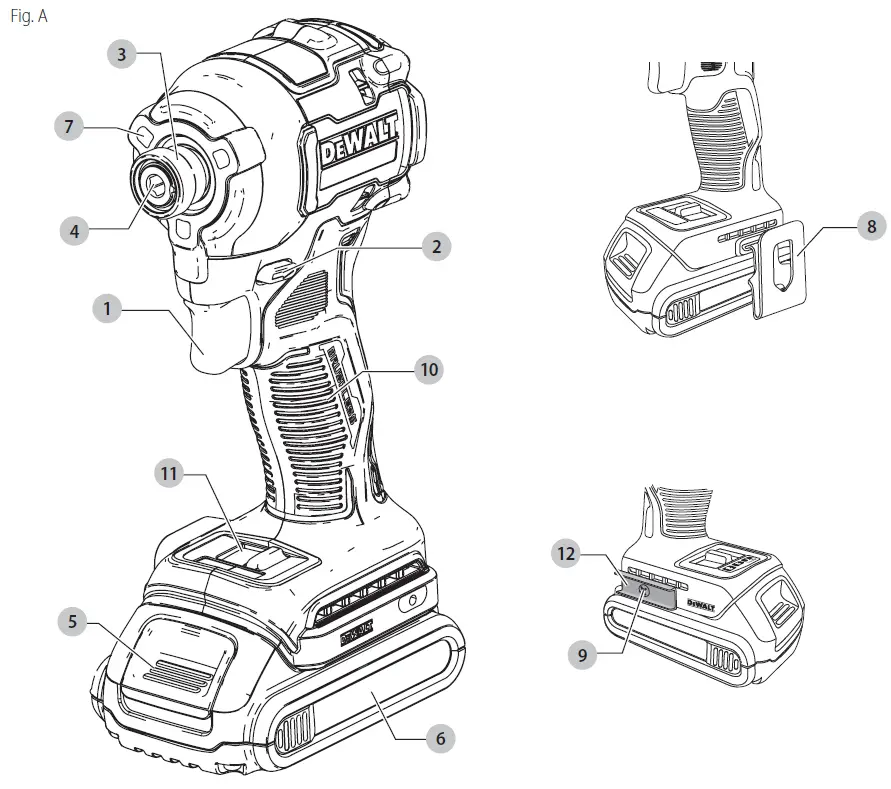DEWALT DCF85M XR Li-ION Cordless Impact Wrench 1