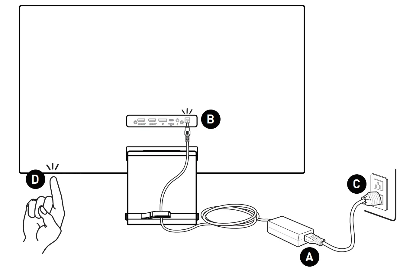 Connecting the Monitor to PC