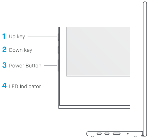 MW Glance 20220818 GLANCE Pro Touch Screen Monitor - External Controls