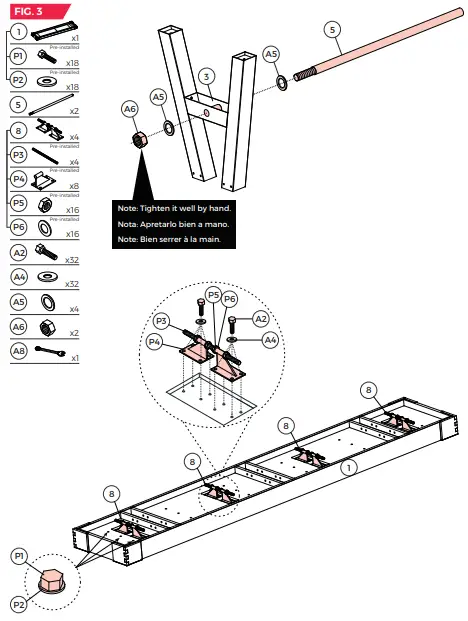 MD-SPORTS-Barrington-AC132Y22002-132-Inch-Allendale-Shuffleboard-Table-FIG-9