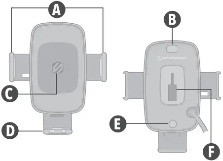 SCOSCHE UQ3WDV Wireless Smartphone Car Mount A3