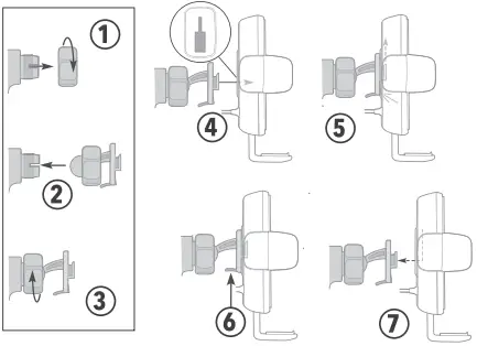 SCOSCHE UQ3WDV Wireless Smartphone Car Mount A4