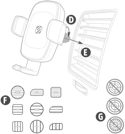 SCOSCHE UQ3WDV Wireless Smartphone Car Mount C2