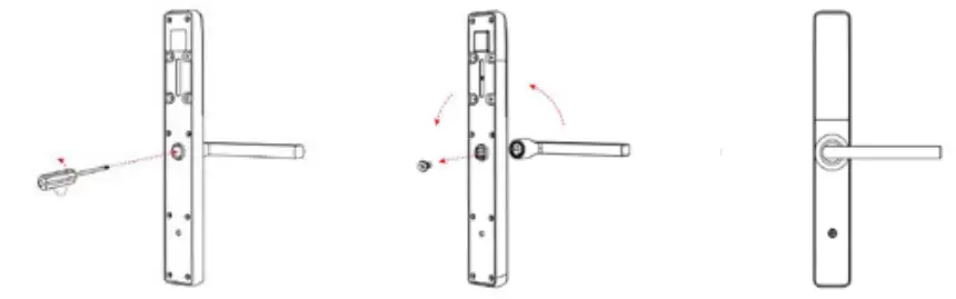 sylvan SL36E Smart Entry Locks - Back