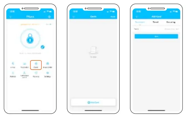 sylvan SL36E Smart Entry Locks - cards