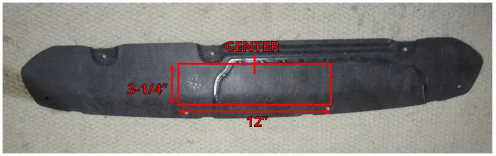 CUT ACCESS TO LATCH BLOCK