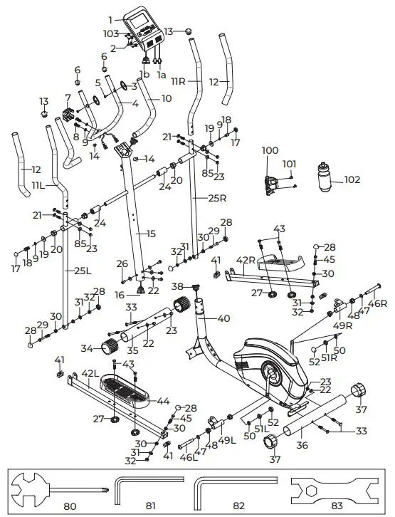virtufit CTR 1.1 Elliptical Cross Trainer - fig 11