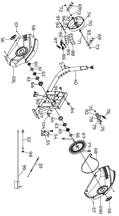 virtufit CTR 1.1 Elliptical Cross Trainer - fig 12