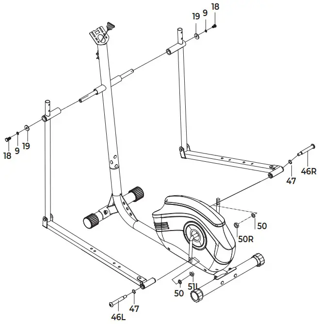 virtufit CTR 1.1 Elliptical Cross Trainer - fig 4