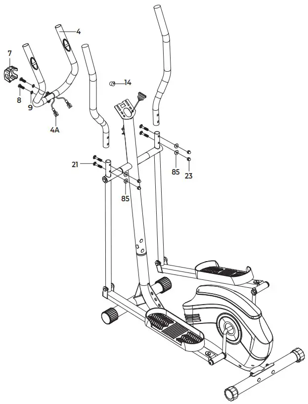 virtufit CTR 1.1 Elliptical Cross Trainer - fig 6