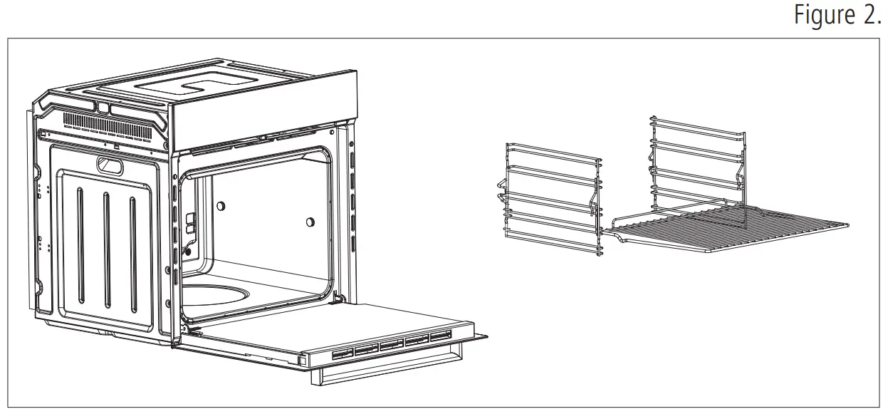 Caple C2402 Sense Single Pyrolytic Oven - side racks