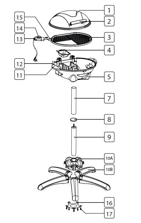 TRISTAR-BQ-2816-Electric-Kettle-Grill-fig- (3)
