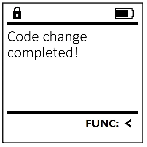 Code Change menu