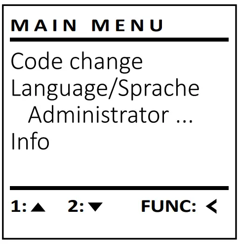 Language Menu