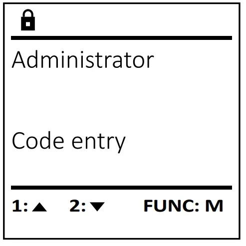 Menu Administrator