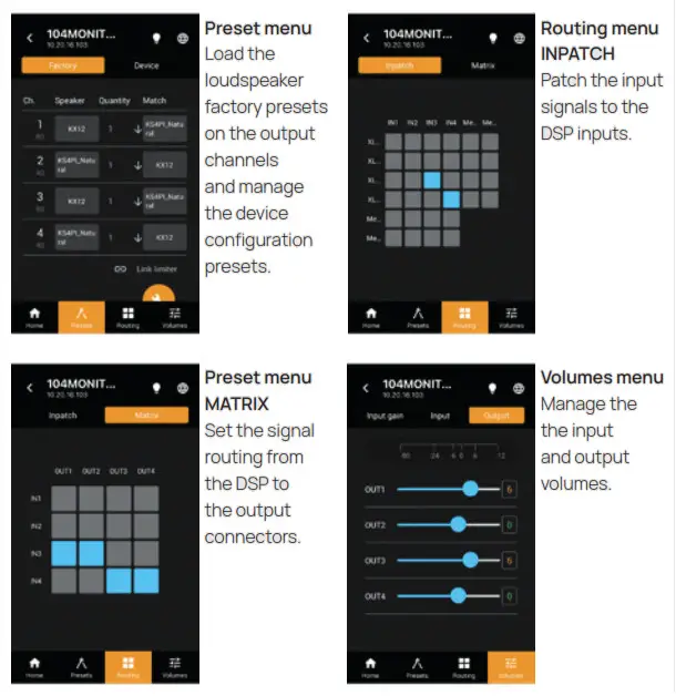 K ARRAY KA208 2RU Digital Processing Multi Channel Amplifiers - fig 23