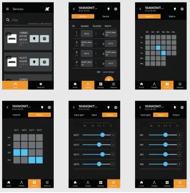K ARRAY KA208 2RU Digital Processing Multi Channel Amplifiers - fig 9