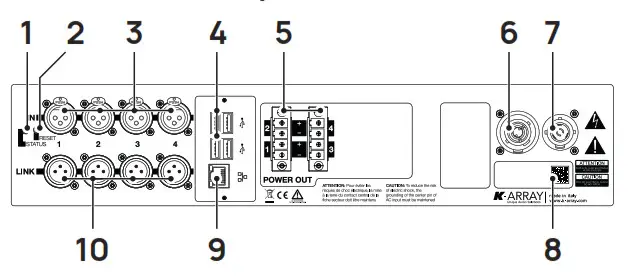 K ARRAY KA208 2RU Digital Processing Multi Channel Amplifiers - fig11