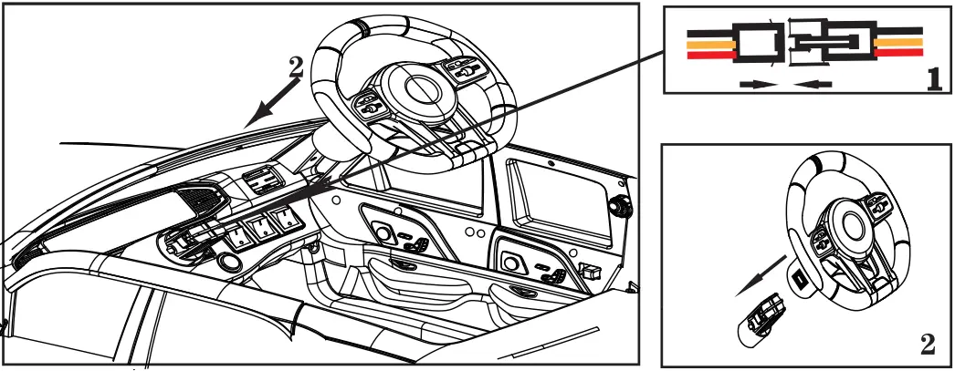 TOYZ MERCEDES W166 Battery Operated Ride On Car - ASSEMBLY INSTRUCTIONS 3