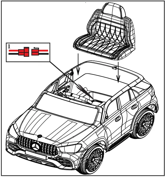TOYZ MERCEDES W166 Battery Operated Ride On Car - ASSEMBLY INSTRUCTIONS 5