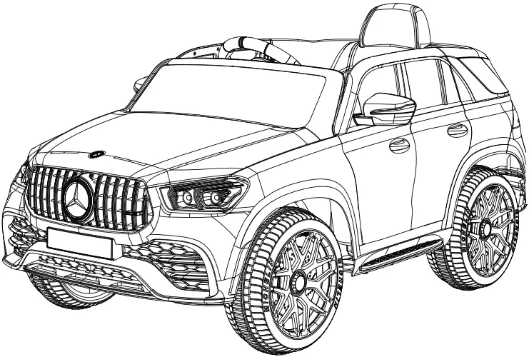 TOYZ MERCEDES W166 Battery Operated Ride On Car