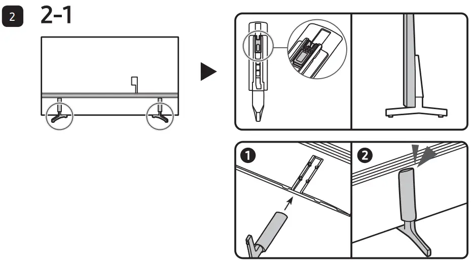 SAMSUNG HAU8000 Series 50 LED Backlit LCD TV - Assembling 1