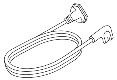 SAMSUNG HAU8000 Series 50 LED Backlit LCD TV - Power Cable