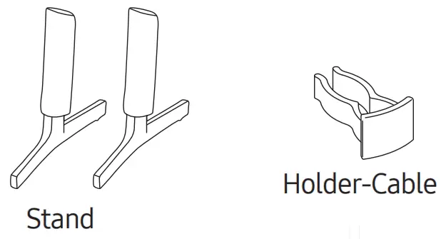 SAMSUNG HAU8000 Series 50 LED Backlit LCD TV - Stand and Components