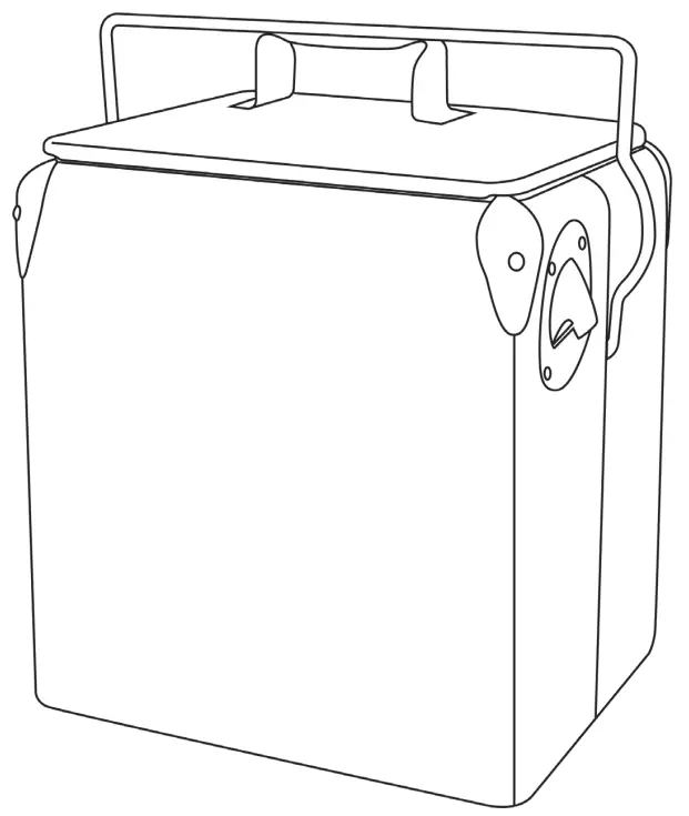 PS-205-14PE-WG 14QT Portable Cooler