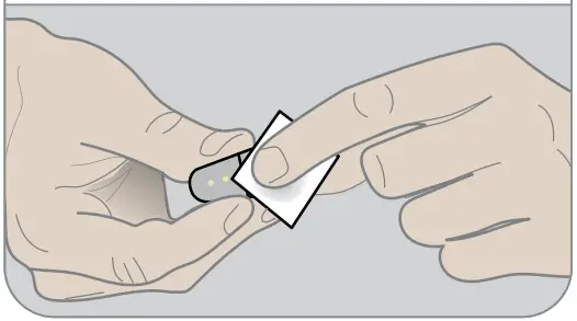 Dexcom G6 Continuous Glucose Monitoring System - Clean transmitter