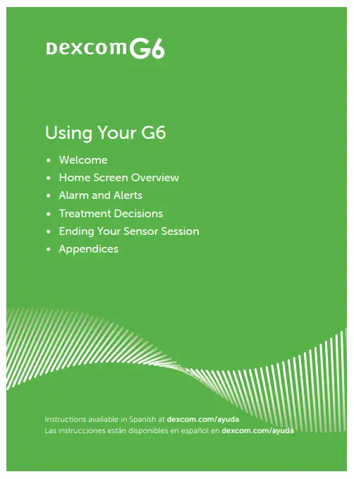Dexcom G6 Continuous Glucose Monitoring System - readings